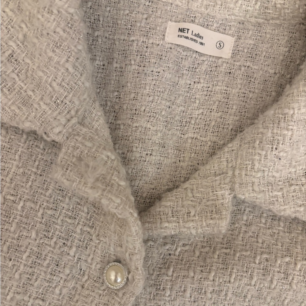Tweed Button Down - Picture 2 of 3